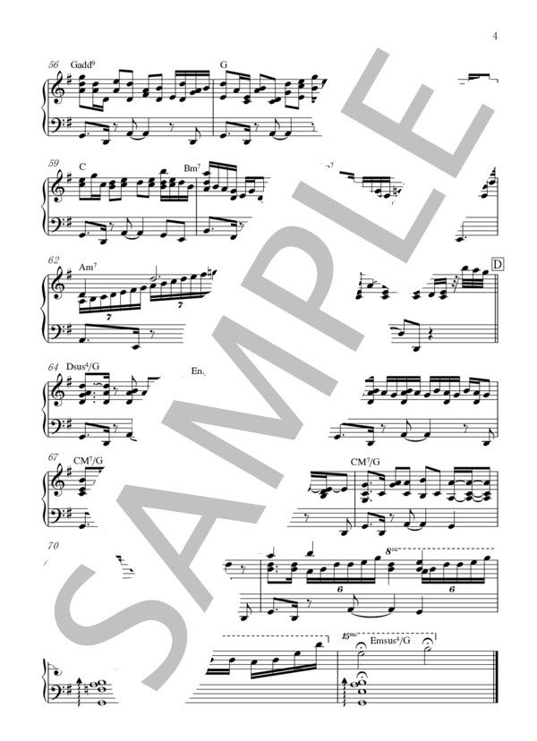 独弦操 A Single String’s Soliloquy (賈 鵬芳) / ピアノソロ その他 - サンプル譜面 4/4