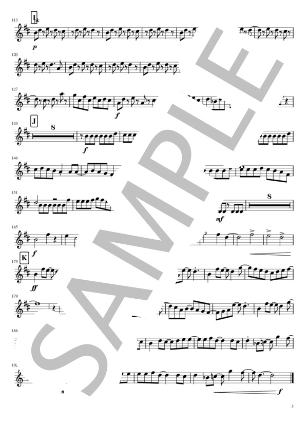 ピースサイン / 米津玄師【マンドリンオーケストラ】 (米津 玄師) / 中級 - サンプル譜面 3/5