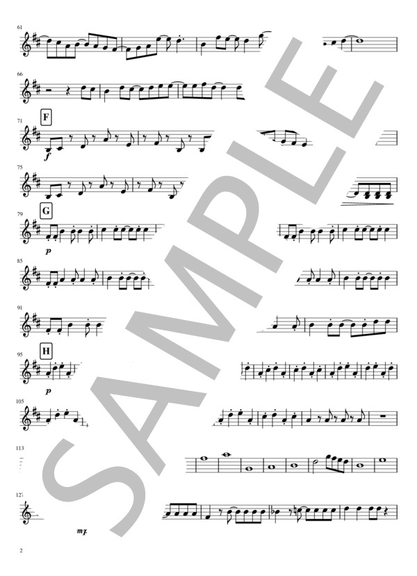 ピースサイン / 米津玄師【マンドリンオーケストラ】 (米津 玄師) / 中級 - サンプル譜面 5/5