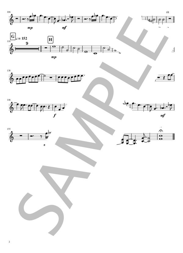 さよならエレジー / 菅田将暉【マンドリンオーケストラ】 (菅田 将暉) / 中級 - サンプル譜面 4/5