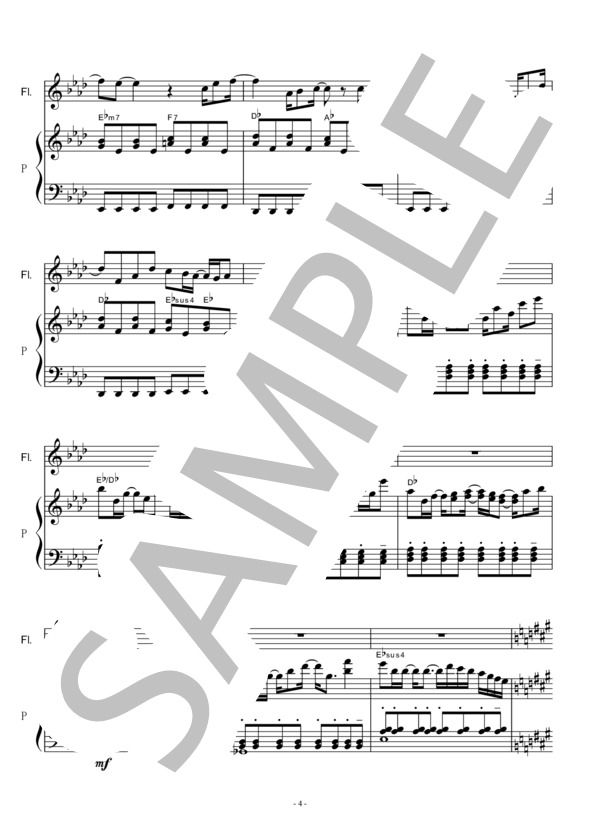 楽譜】 RAIN 「メアリと魔女の花」 / Fukase (フルート / その他