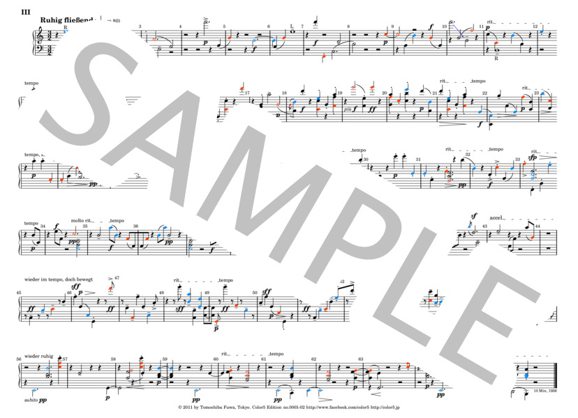 ウェーベルンWebern,A. Variationen op. 27作曲者解説付 幻想曲・Op. 27（アントン・ヴェーベルン）（ピアノ