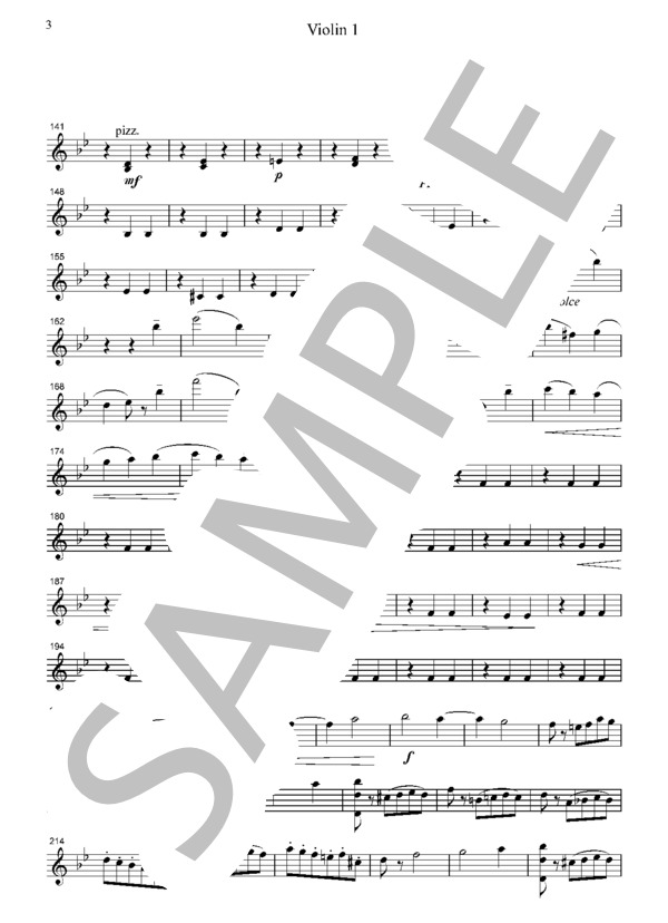 チャイコフスキー バレエ 眠りの森の美女より ワルツ 弦楽四重奏 CT003 (ピョートル・イリイチ・チャイコフスキー) / アンサンブル弦楽 中級 - サンプル譜面 3/5