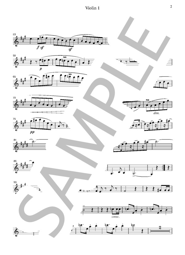 楽譜】メンデルスゾーン 交響曲 第4番 第3楽章 弦楽四重奏 CM204