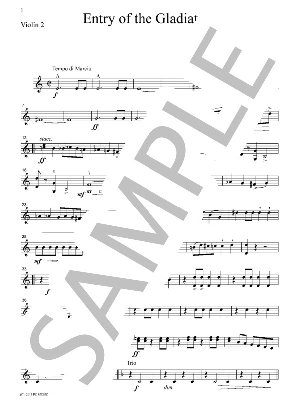 楽譜 フチーク 剣士の入場 ディズニーランド サーカスの定番コミカルマーチ 弦楽四重奏 Ja009 ジュリアン フチーク アンサンブル弦楽 中級 Piascore 楽譜ストア