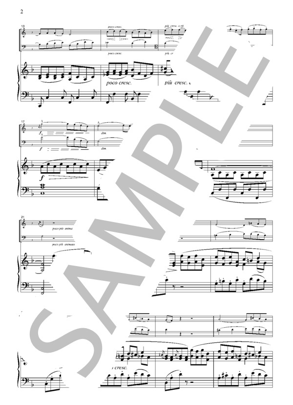 ショパン 別れの曲  ピアノトリオ PC101 (フレデリック・ショパン) / アンサンブル弦楽 初〜中級 - サンプル譜面 4/5