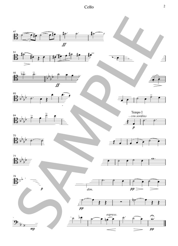 リスト 愛の夢  ピアノトリオ PL101 (フランツ・リスト) / アンサンブル弦楽 中級 - サンプル譜面 4/5