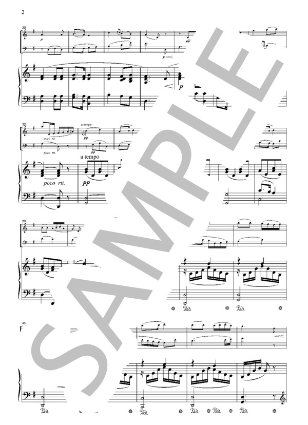 シューベルト 子守歌  ピアノトリオ PS102 (フランツ・シューベルト) / アンサンブル弦楽 初〜中級 - サンプル譜面 4/5