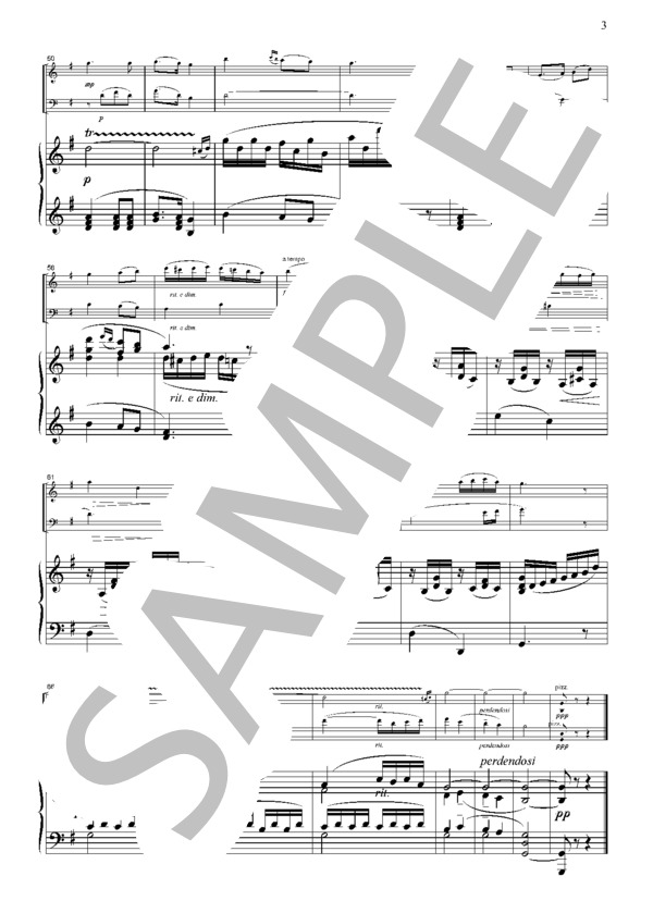 シューベルト 子守歌  ピアノトリオ PS102 (フランツ・シューベルト) / アンサンブル弦楽 初〜中級 - サンプル譜面 5/5