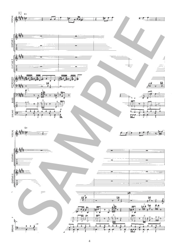 Feel so real (久保田 利伸) / バンドスコア 初〜中級 - サンプル譜面 4/5