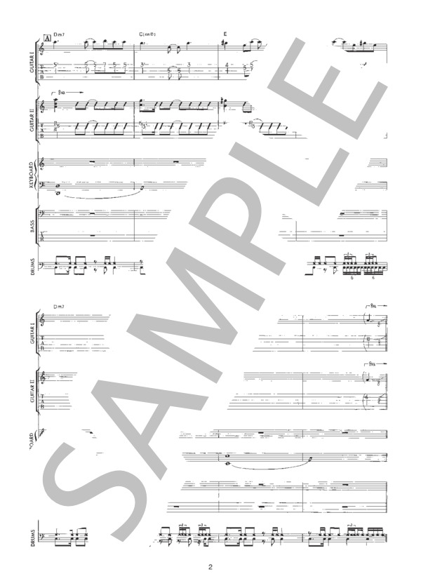 XCLAMATION / バンドスコア 初〜中級 - サンプル譜面 2/5