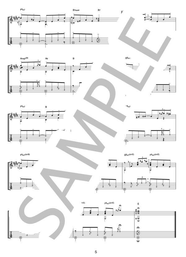 楽譜】家路 / 押尾 コータロー (ギターソロ / 中〜上級