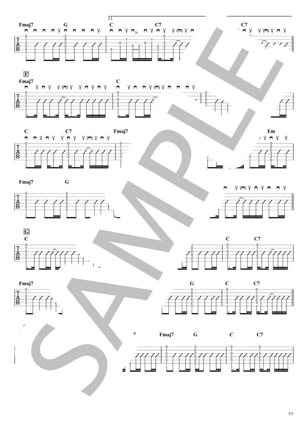 楽譜 1999年 夏 沖縄 Mr Children ギタータブ譜 アルペジオ完コピver Mr Children ギター弾き語り 初 中級 Piascore 楽譜ストア