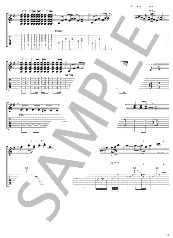 楽譜 アマリニモ B Z ギターソロ 中 上級 Piascore 楽譜ストア