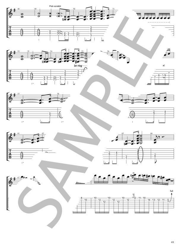 楽譜】EPIC DAY / B'z (ギターソロ / 上級) - Piascore 楽譜ストア