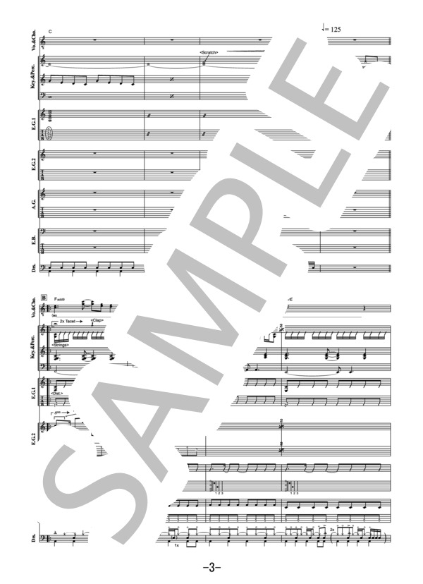 楽譜】Remember Me / MAN WITH A MISSION バンドスコア / MAN WITH A