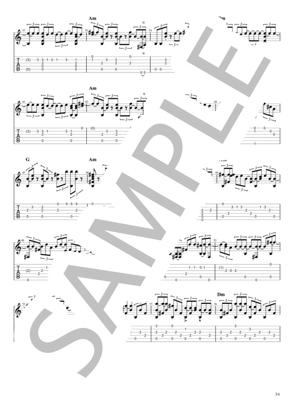楽譜】あの夜… / 矢沢 永吉 (ギターソロ / 中級) - Piascore 楽譜ストア