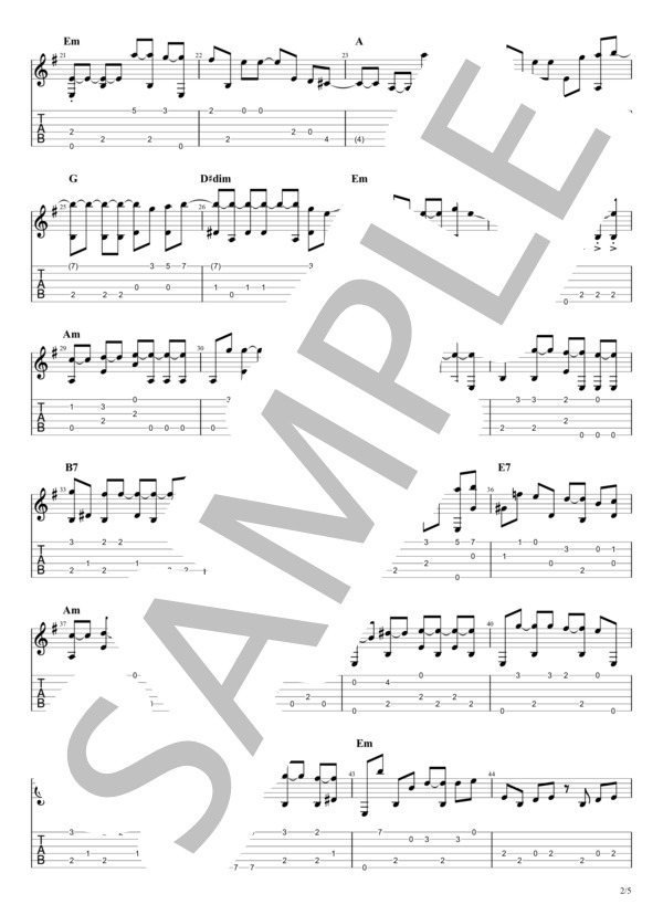 楽譜】ROMANTICが止まらない / C-C-B (ギターソロ / 中級) - Piascore