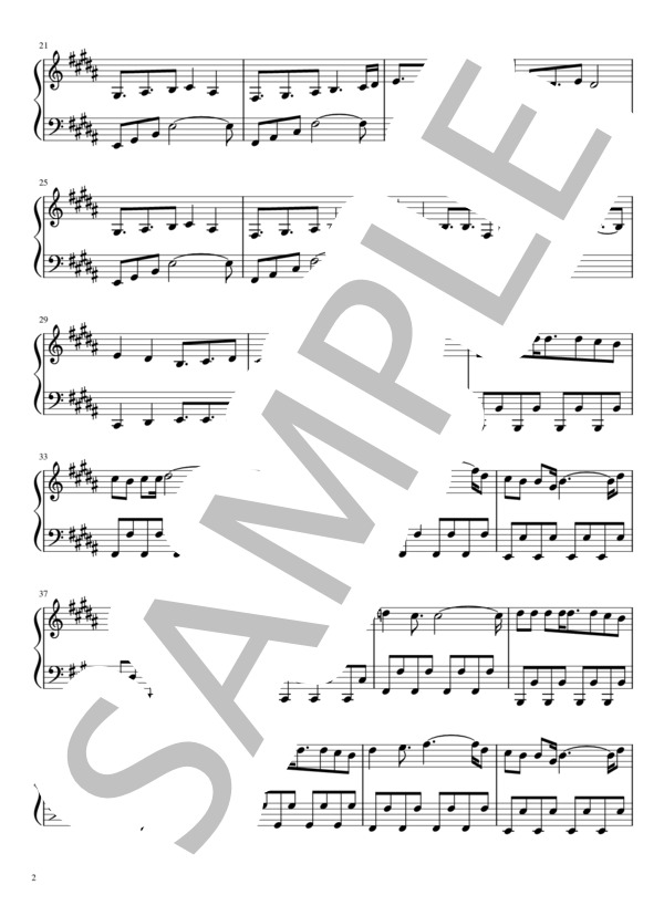 はりーはりーらぶっ (すとぷり) / ピアノソロ 初級 - サンプル譜面 2/3