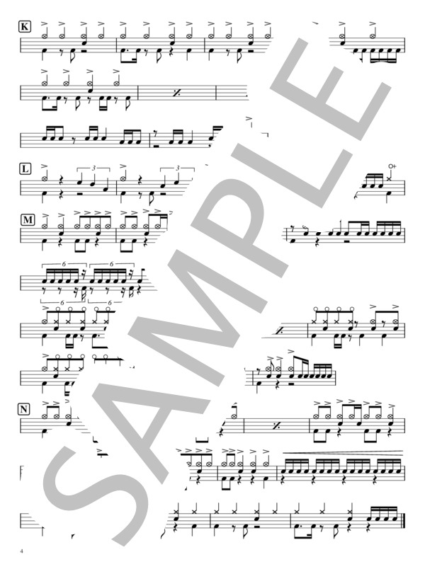 楽譜 Metanoia 水樹 奈々 ドラム 中 上級 Piascore 楽譜ストア