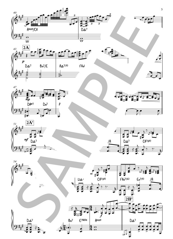 I LOVE... (Official髭男dism) / ピアノソロ 中〜上級 - サンプル譜面 3/5