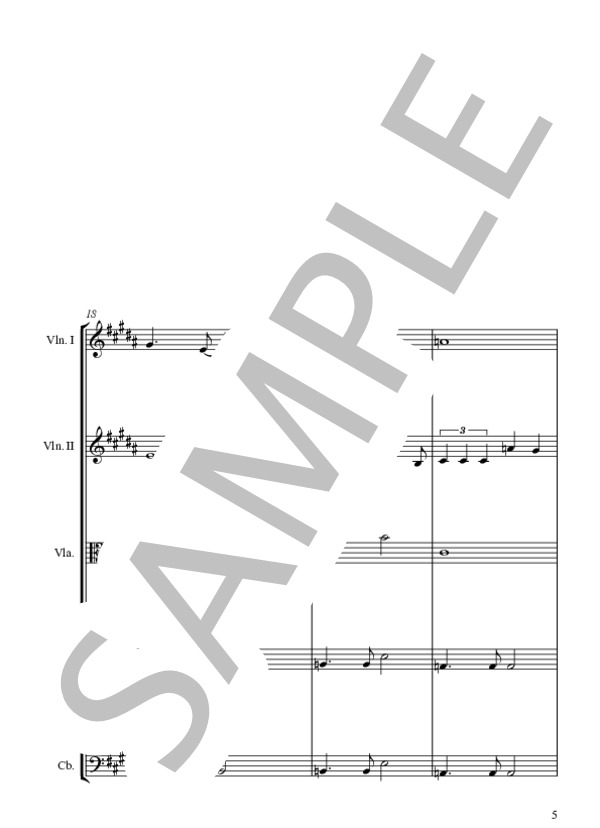 GOLDFINGER 映映「ゴールドフィンガー」から (ジョン・バリー) / アンサンブル弦楽 中〜上級 - サンプル譜面 5/5