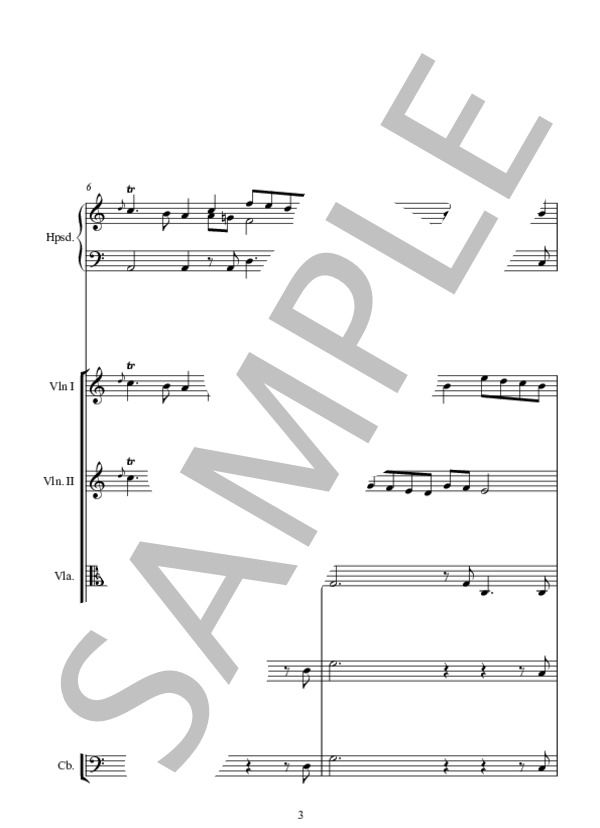 COURANTE (岩田 一弥) / アンサンブルピアノ＋他楽器 中〜上級 - サンプル譜面 3/5