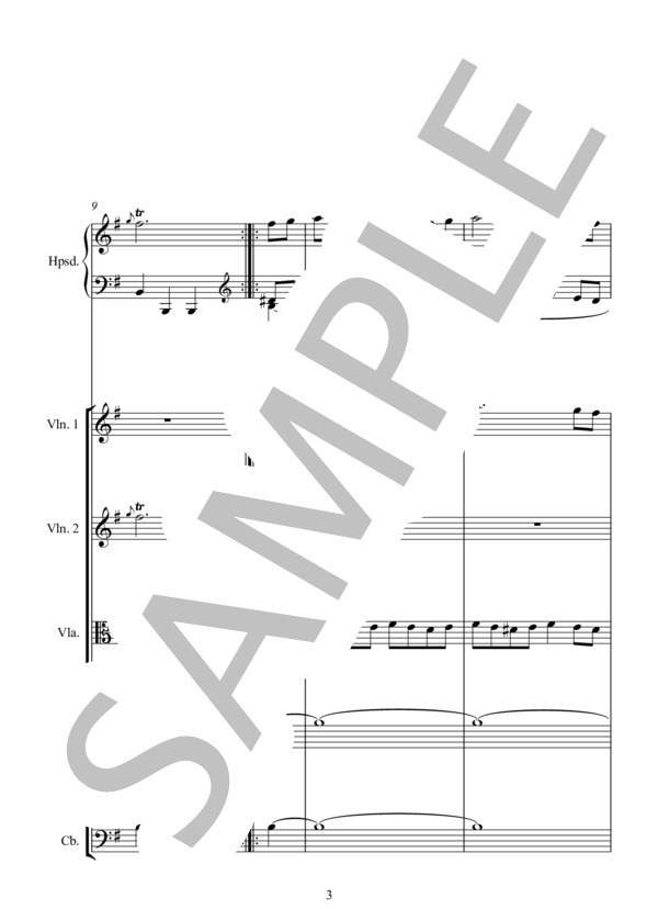 RIGAUDON リゴードン (ジャン=フィリップ・ラモー) / アンサンブルピアノ＋他楽器 中〜上級 - サンプル譜面 3/5