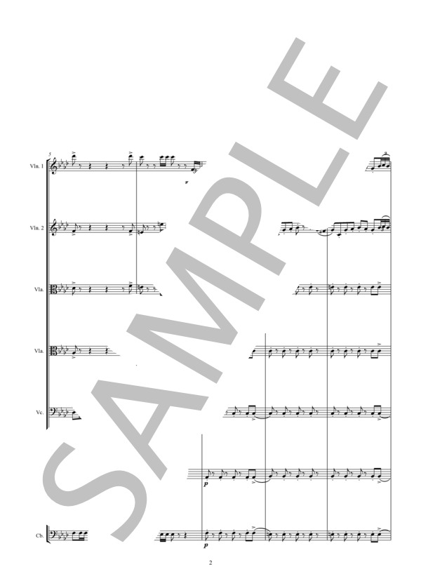 OLE GUAPA オレガッパ (踊れ、娘さん） (ARIE MAASLAND) / アンサンブル弦楽 中〜上級 - サンプル譜面 2/5