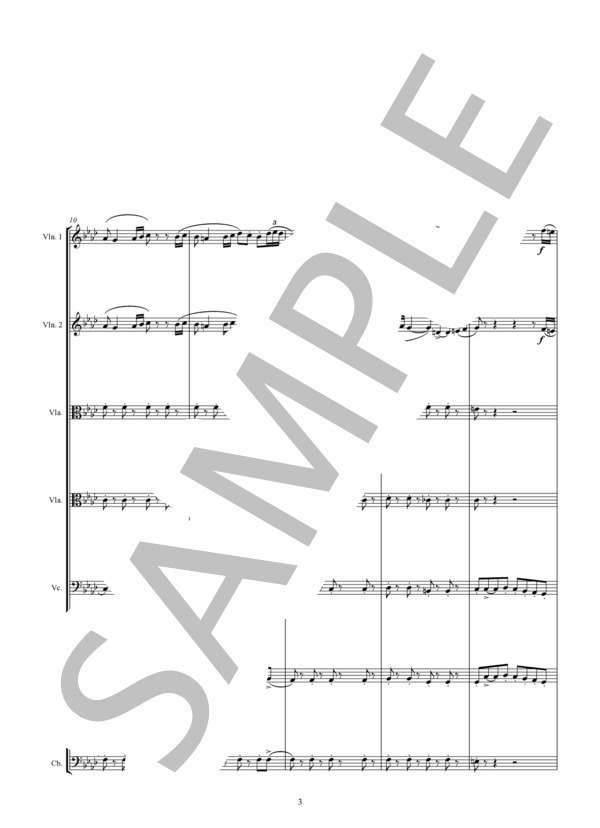 OLE GUAPA オレガッパ (踊れ、娘さん） (ARIE MAASLAND) / アンサンブル弦楽 中〜上級 - サンプル譜面 3/5