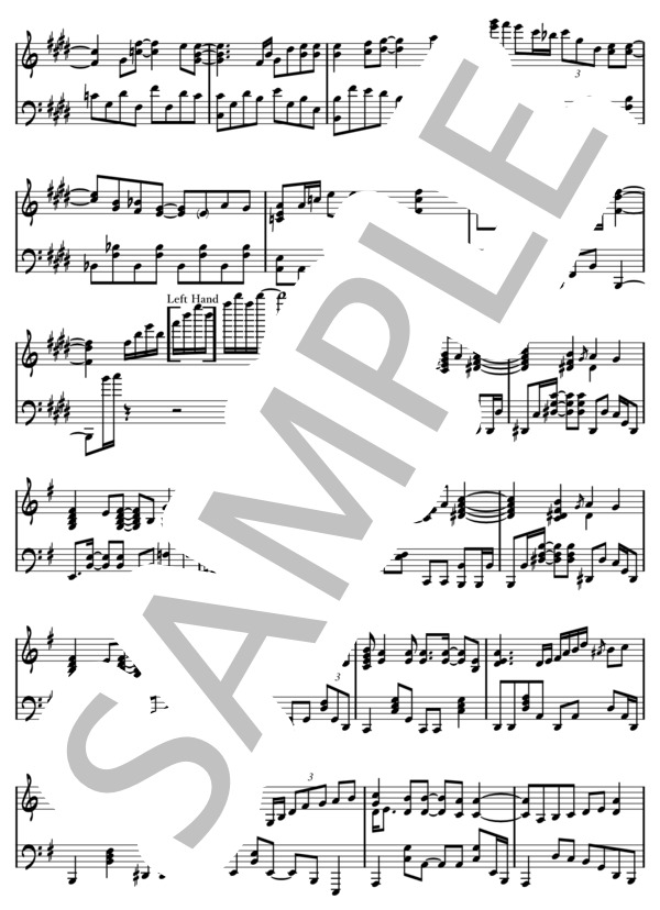 I will... (藍井 エイル) / ピアノソロ 中〜上級 - サンプル譜面 2/5