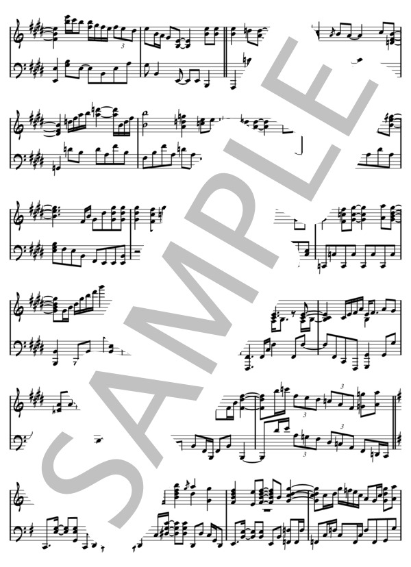 I will... (藍井 エイル) / ピアノソロ 中〜上級 - サンプル譜面 4/5