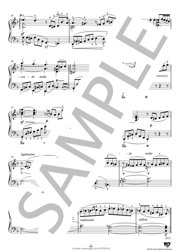 24の性格的練習曲 作品25 第3番 ヘ長調 (アントワーヌ・マルモンテル) / ピアノソロ 中〜上級 - サンプル譜面 4/5