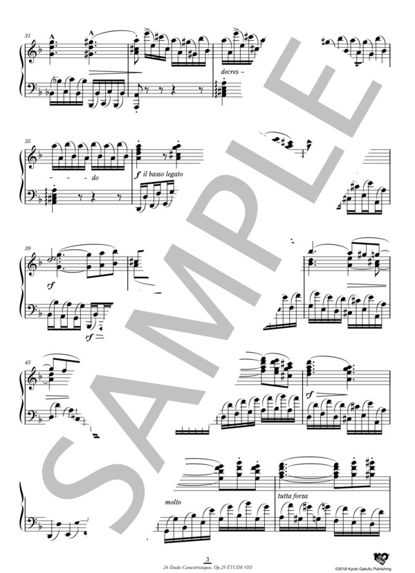 24の性格的練習曲 作品25 第8番 ニ短調 (アントワーヌ・マルモンテル) / ピアノソロ 中〜上級 - サンプル譜面 4/5