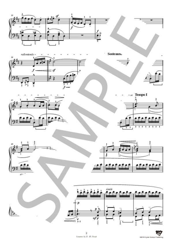 ソナチネ 第3楽章 終曲 (ベラ・バルトーク) / ピアノソロ 中〜上級 - サンプル譜面 3/5