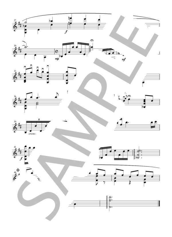 【Mn】赤とんぼ  /  山田耕筰 (山田 耕筰) / マンドリン 中級 - サンプル譜面 2/5