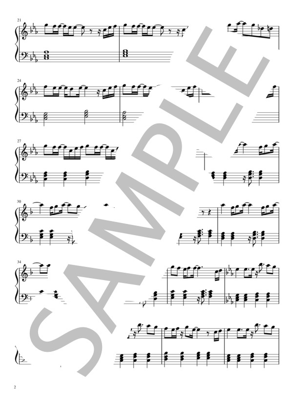 からくりピエロ (40mP) / ピアノソロ 初級 - サンプル譜面 2/5