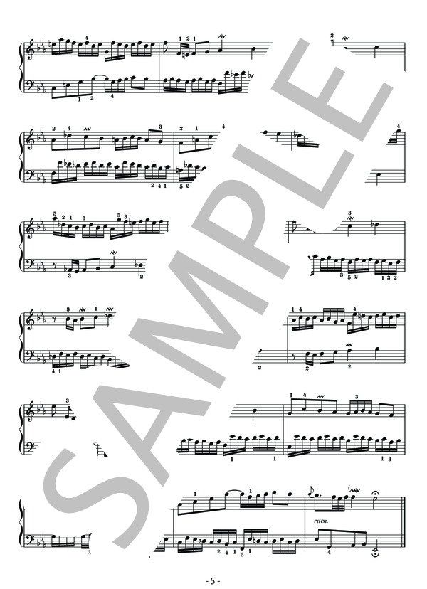 楽譜】バッハ インベンション-楽曲分析と演奏法- 第5番 Es dur BWV 776