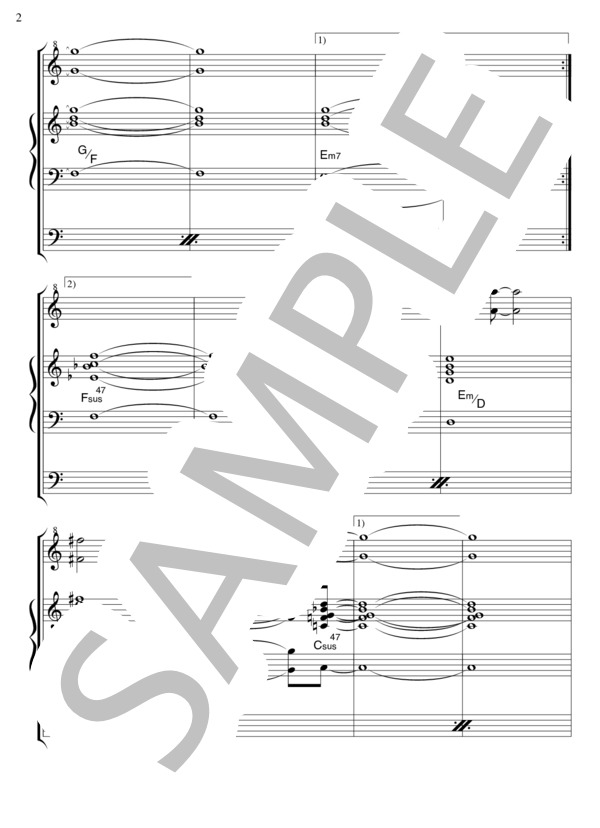 Chimerical Chime (Nervio) / メロディ 上級 - サンプル譜面 2/4