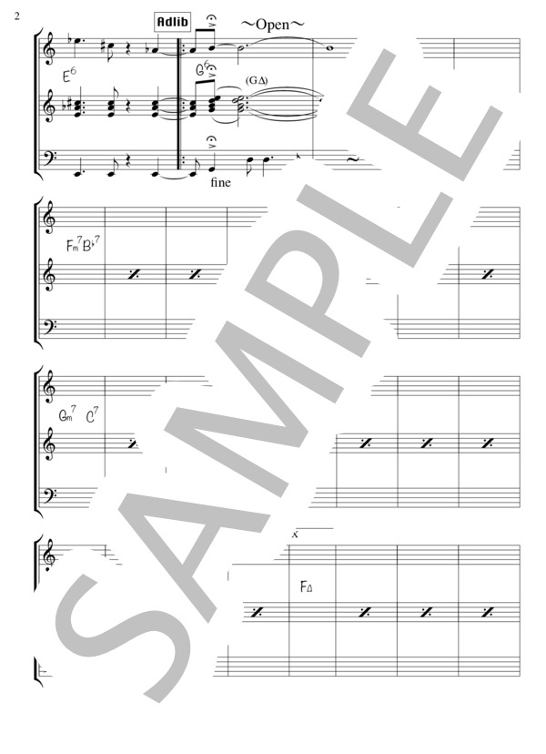 Inns of Sparrow (fragile) / メロディ 上級 - サンプル譜面 2/3