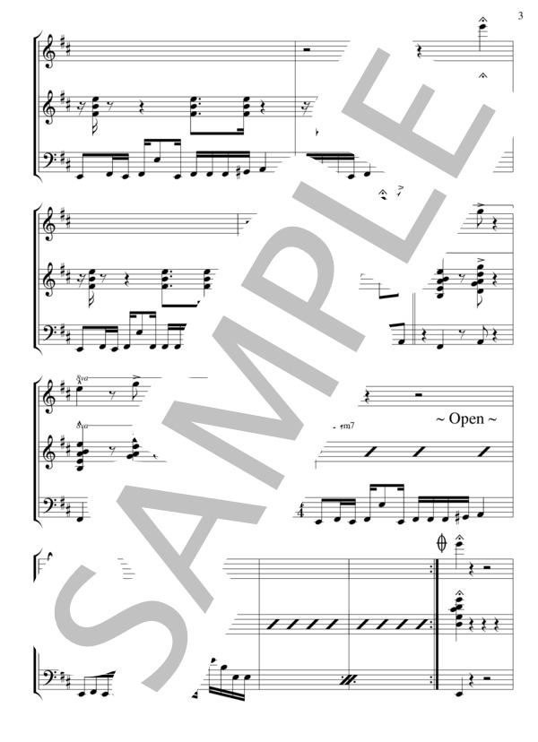 Ziggurat (Jargon) / メロディ 上級 - サンプル譜面 3/4