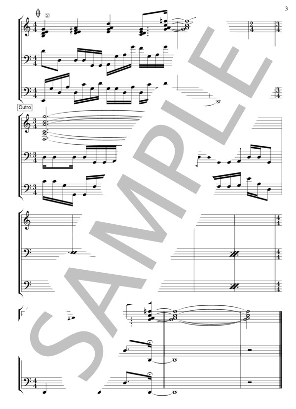 Taxi Queen (Portfolio) / メロディ 上級 - サンプル譜面 3/3