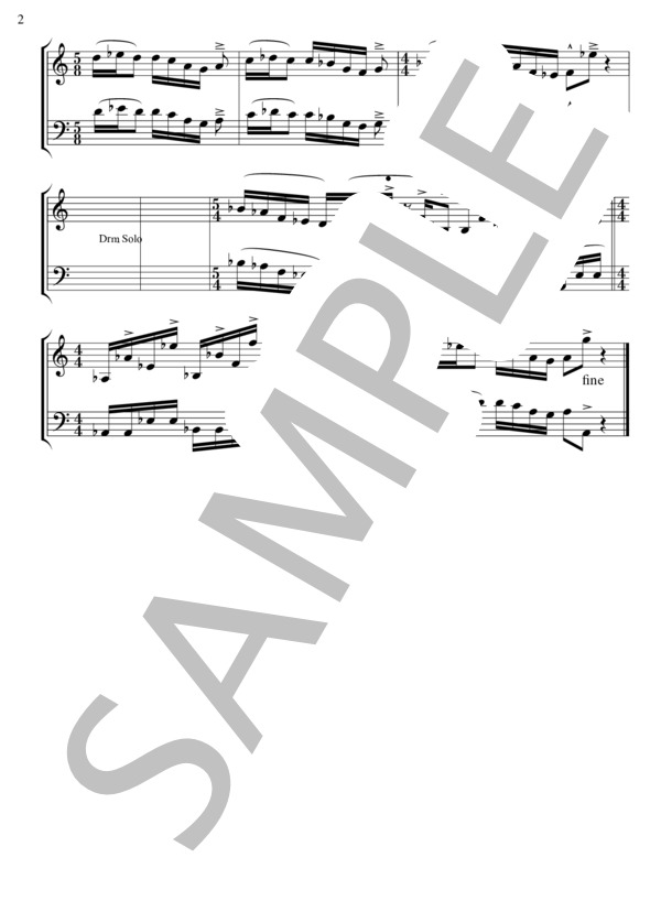 Dessert In The Desert (Ponta Box・ポンタボックス) / メロディ 上級 - サンプル譜面 2/2