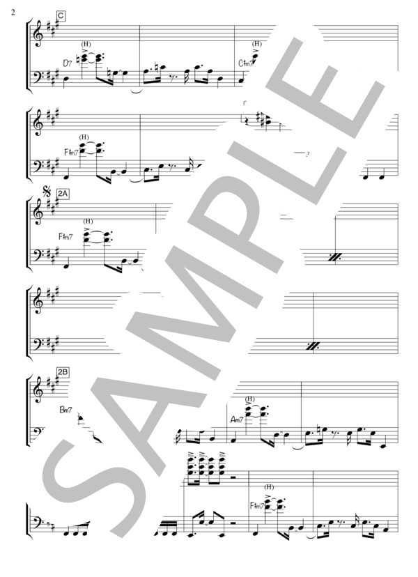 Stroll Patrol (Jargon) / メロディ 上級 - サンプル譜面 2/5