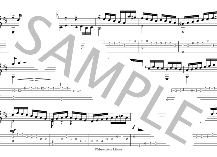 25のエチュードOp.60より第14番（タブレット用） (マテオ・カルカッシ) / ギターソロ 中級 - サンプル譜面 2/5