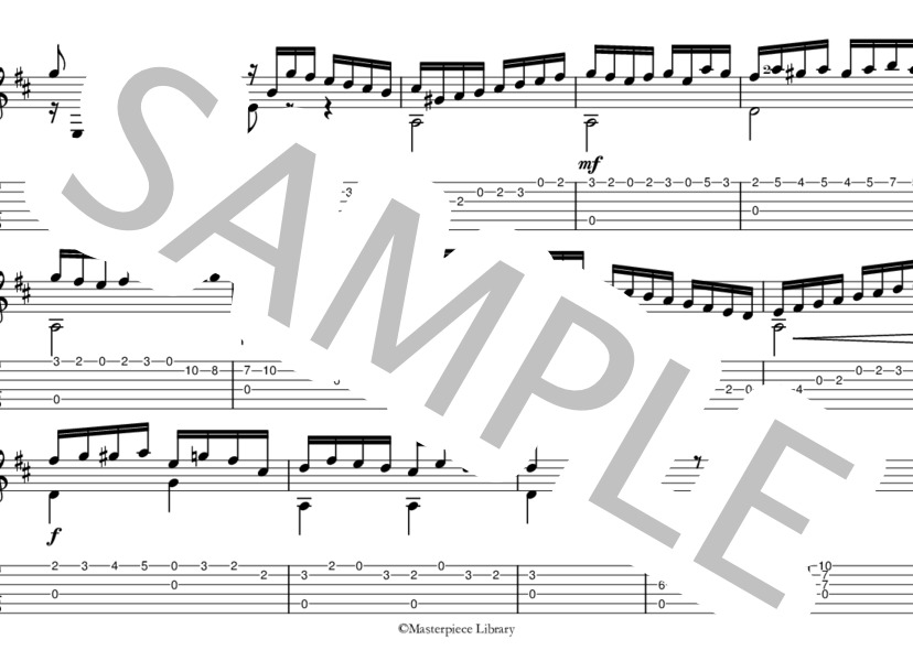 25のエチュードOp.60より第14番（タブレット用） (マテオ・カルカッシ) / ギターソロ 中級 - サンプル譜面 3/5