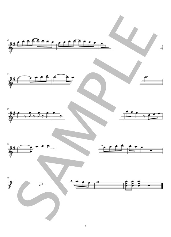 陽気な蛙の合唱(2重奏 クラシックギター） (ドイツの童謡) / ギターデュオ 中級 - サンプル譜面 4/5