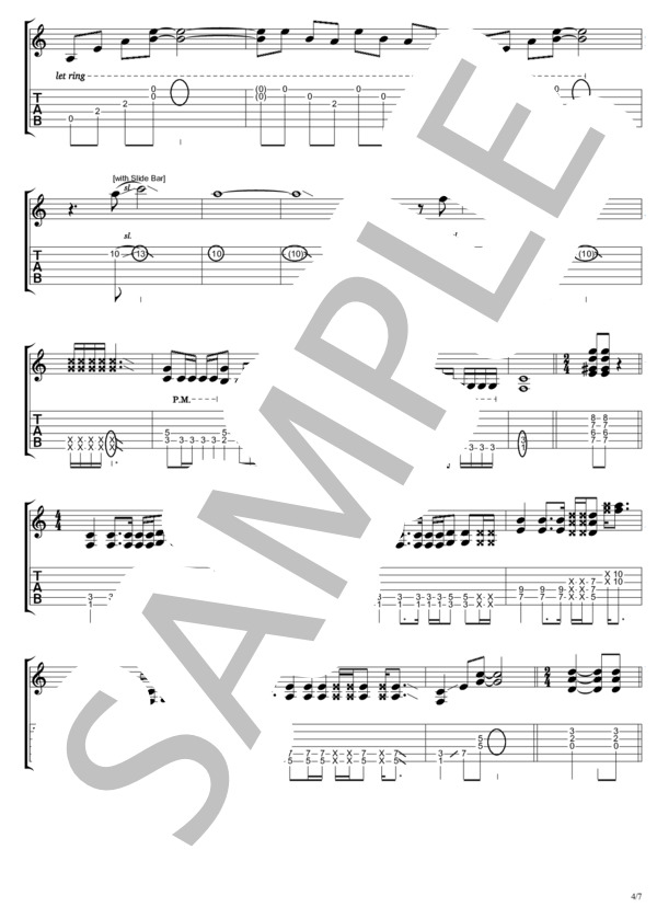 楽譜 あなたならかまわない B Z ギターソロ 中 上級 Piascore 楽譜ストア