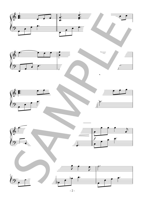 Brightness(初級）：S.E.N.S. / ピアノソロ 中級 - サンプル譜面 2/5