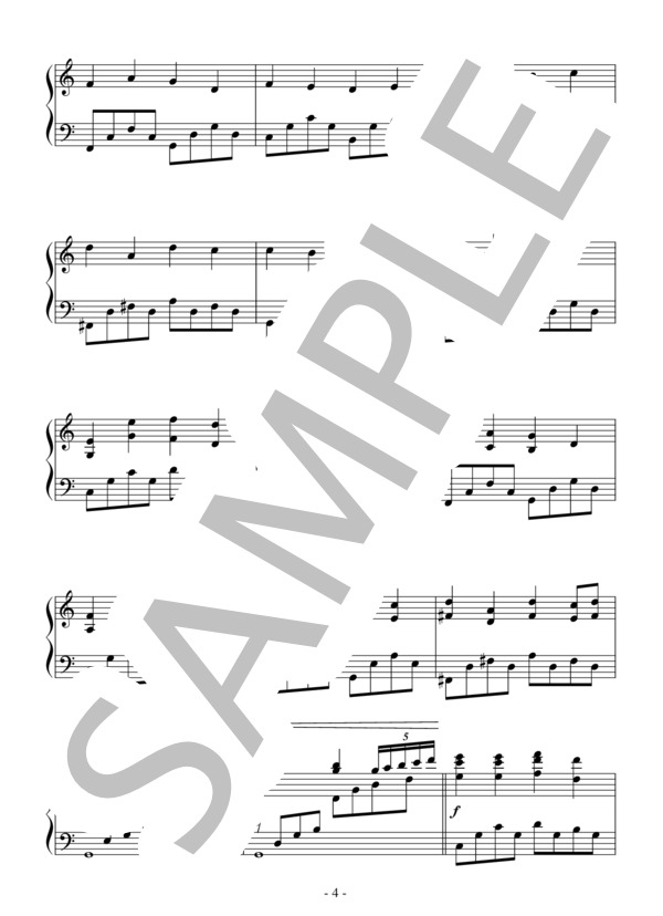 FUTURE(初～中級）：S.E.N.S. / ピアノソロ 初〜中級 - サンプル譜面 4/5